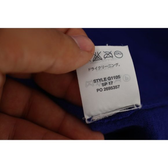 J.Crew sweater Women XS Merino Wool Crew Neck Long Sleeve Blue Side Slit Tie - Picture 9 of 9